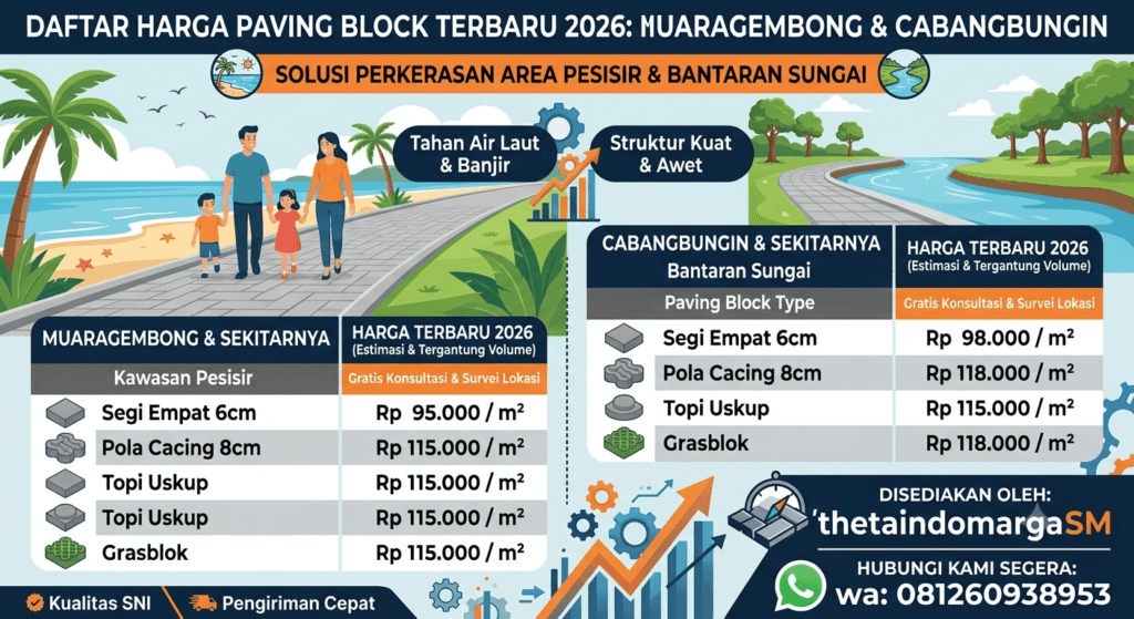 Harga Paving Block Muaragembong & Cabangbungin