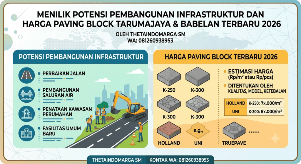 Harga Paving Block Tarumajaya & Babelan