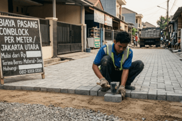 Biaya Pasang Conblock Per Meter Jakarta Utara