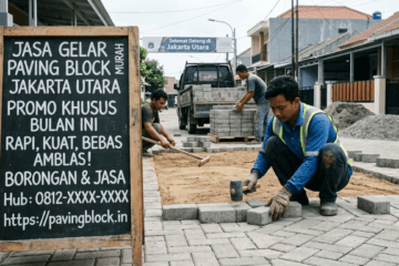 Jasa Gelar Paving Block Murah Jakarta Utara