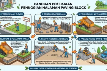 Jasa Peninggian Halaman Paving Block