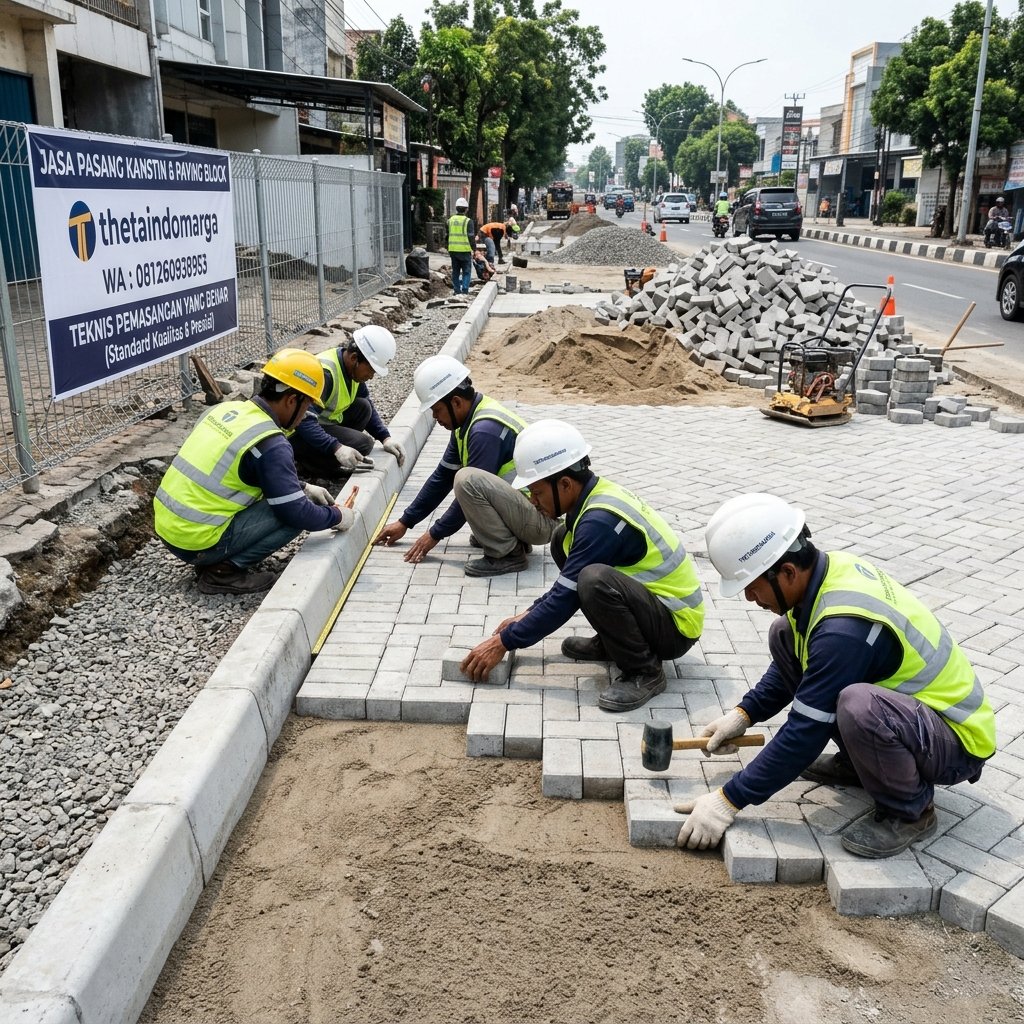 Jasa Pasang Kanstin Paving Block